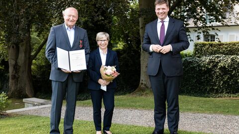 Andreas Feußner und Staatssekretär Dr. Stefan Heck