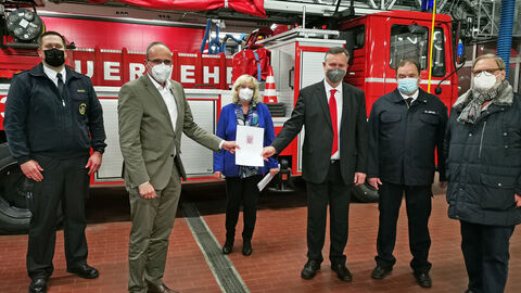 Bescheidübergabe 15.12.21: FFW Bad Schwalbach Bescheidübergabe 15.12.21: FFW Bad Schwalbach