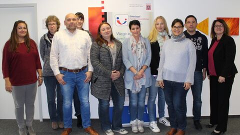Zu sehen sind Beschäftigte des Verwaltungsgericht Darmstadt bei einem Workshop Zu sehen sind Beschäftigte des Verwaltungsgericht Darmstadt bei einem Workshop