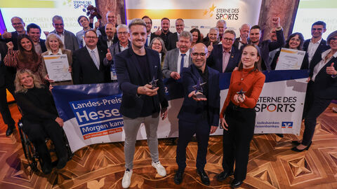Sportminister würdigt ehrenamtliches Engagement der „Sterne des Sports“ Gruppenfoto: „Sterne des Sports“