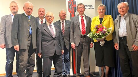 Gruppenfoto Sudetendeutsche Landsmannschaft Gruppenfoto Sudetendeutsche Landsmannschaft